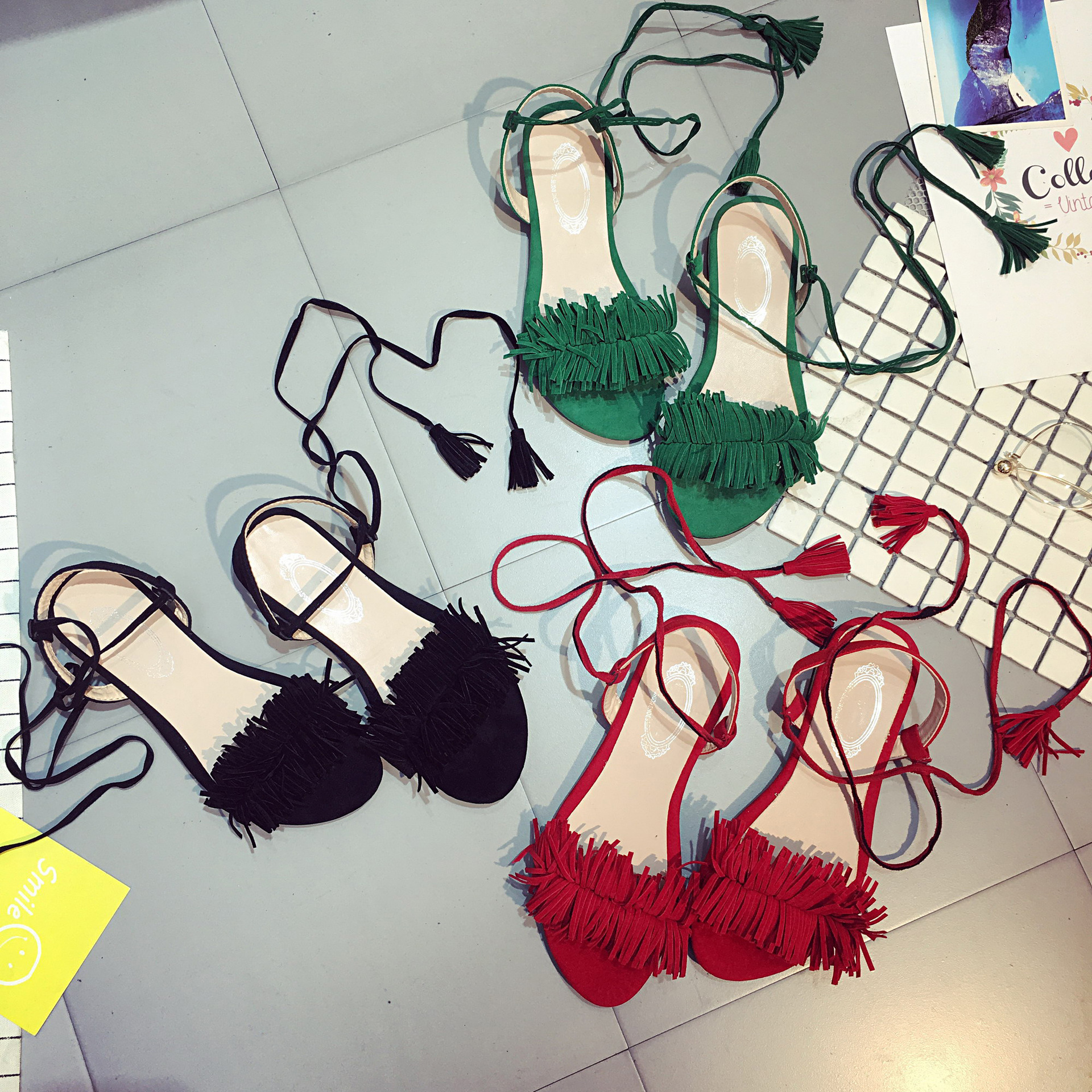 Chaussures été pour femme en Caoutchouc - Ref 3345427 Image 4