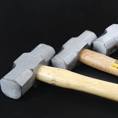 Ford log handle octagonal hammer square head carbon steel hammer home decoration hammer 4p6p8p non-standard small body