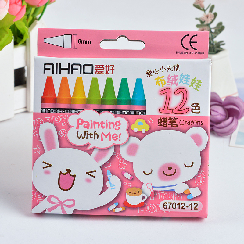 160g Weight Plastic Material Wholesale Children's Rotating Crayons Washable Not Dirty Hand Painting Graffiti Pen 7