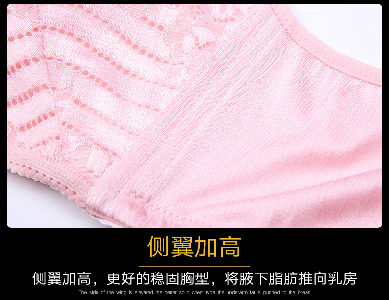 women s cotton no steel ring comfortable and breathable underwear bra  NSXY8564