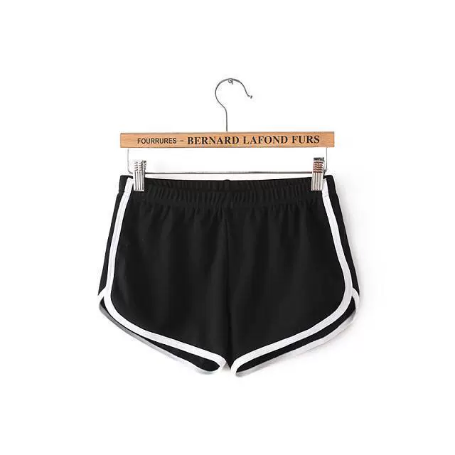 Sports Shorts Korean Style — Women's Summer Yoga & Gym Shorts, One Size, Stretch Waist
