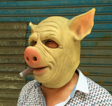 H1Z1 Battle Royale Skin Clood Head Head Mask Mask Сигара Франкенс выиграть маску курить маску боевого боя свиньи