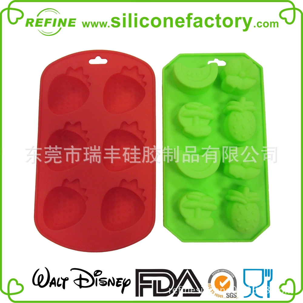 Silicone strawberry, acrylic mold, 2017 trend