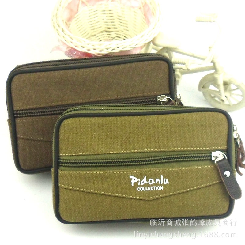 Fashionable double-layer mobile phone, belt bag, 2019, wide screen