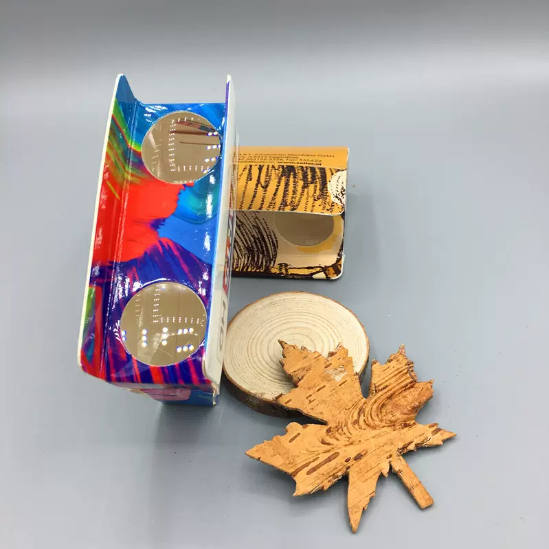 厂家直销 纸制双筒DIY纸折儿童益智望远镜广告促销纸质望远镜