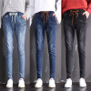 New high Harem pants elastic waist pencil pants thin trousers