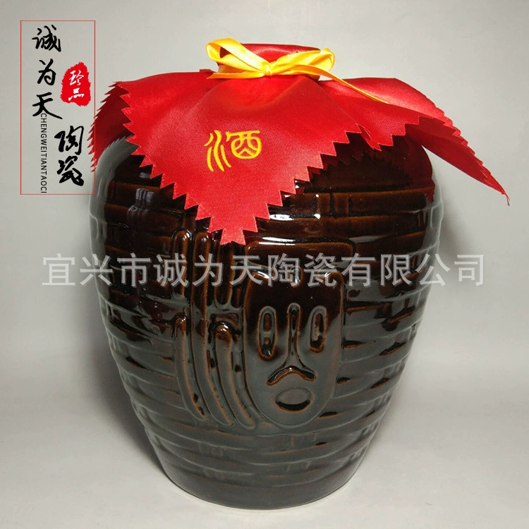 В наличии винная банка пустая винная банка 10 Jin винная Банка керамическая бутылка для белого вина домашнее лечебное вино керамическая банка спецификацию можно установить