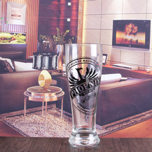 厂家批发玻璃啤酒杯果汁杯  广告礼品啤酒杯酒吧KTV扎啤杯