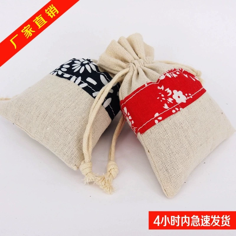 Huidi Мэн производителей оптом небольшой Саше пустой мешок хлопок и льняная ткань пучок мешок китайской травяной медицины Саше сумка оптом