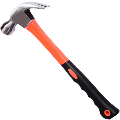 0.25kg Plastic bag handle 0.5kg Hammer with fiber handle 0.75kg Claw hammer diamond shine Forging