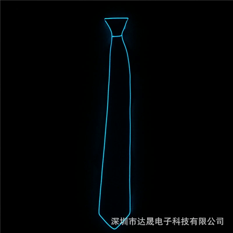 Галстук-бабочка DAISON DST002 LED светящийся галстук, холодный свет EL, 10 цветов для карнавала и Хэллоуина