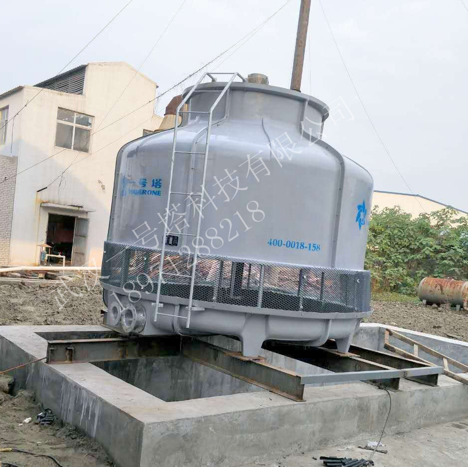 厂家直销低噪音 圆型冷却塔 玻璃钢冷却塔冷水塔 高温凉水塔