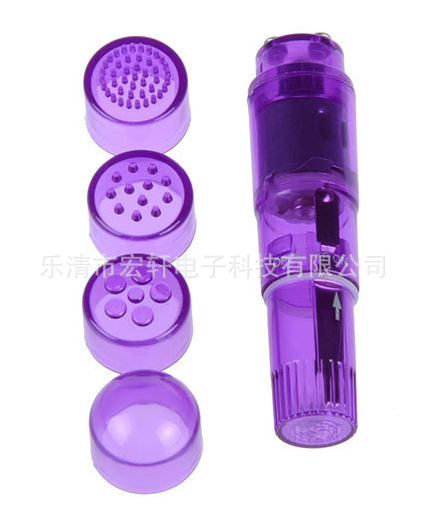 Transparent Purple/Red massage pen adult interest Supplies Mini AV Skull direct deal