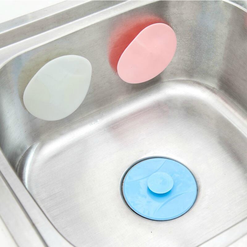 蓄水池防漏塞 双面防臭水槽盖 地漏堵水塞带吸盘软胶塞子