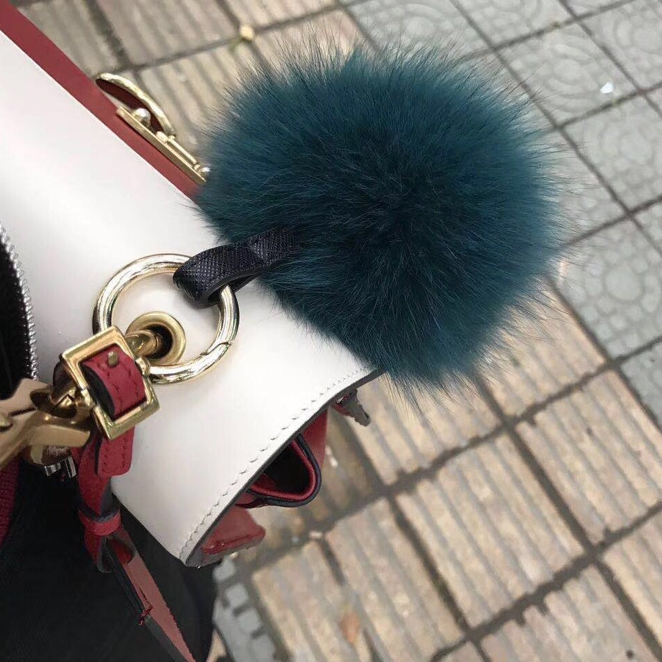 狐狸毛球 毛绒球 多色大毛球13CM包挂件POMPOM 厂家直销支持定做|ru