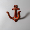 American -style industrial wind iron art wall decoration pendant coat hook hook wall -mounted wall -mounted creative clothing store iron anchor hook