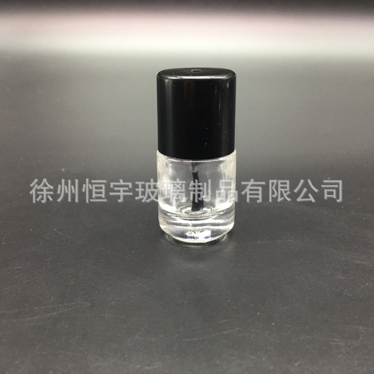 批发5ml玻璃圆柱形指甲油瓶 液体分装瓶补漆液分装瓶美甲玻璃瓶