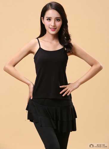 Square dance clothing new style suit middle-aged and elderly dance suspenders bottoming shirt pants suit dance clothes dance clothes for women