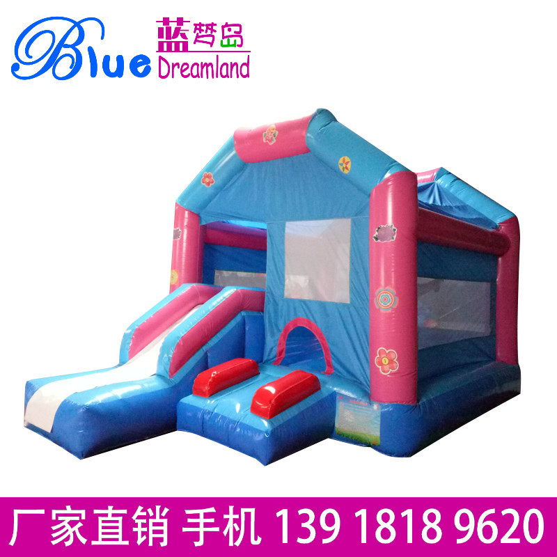 Children's Day gift household inflation Castle inflation Slide indoor small-scale RIZ-ZOAWD Game house inflation Jumping bed