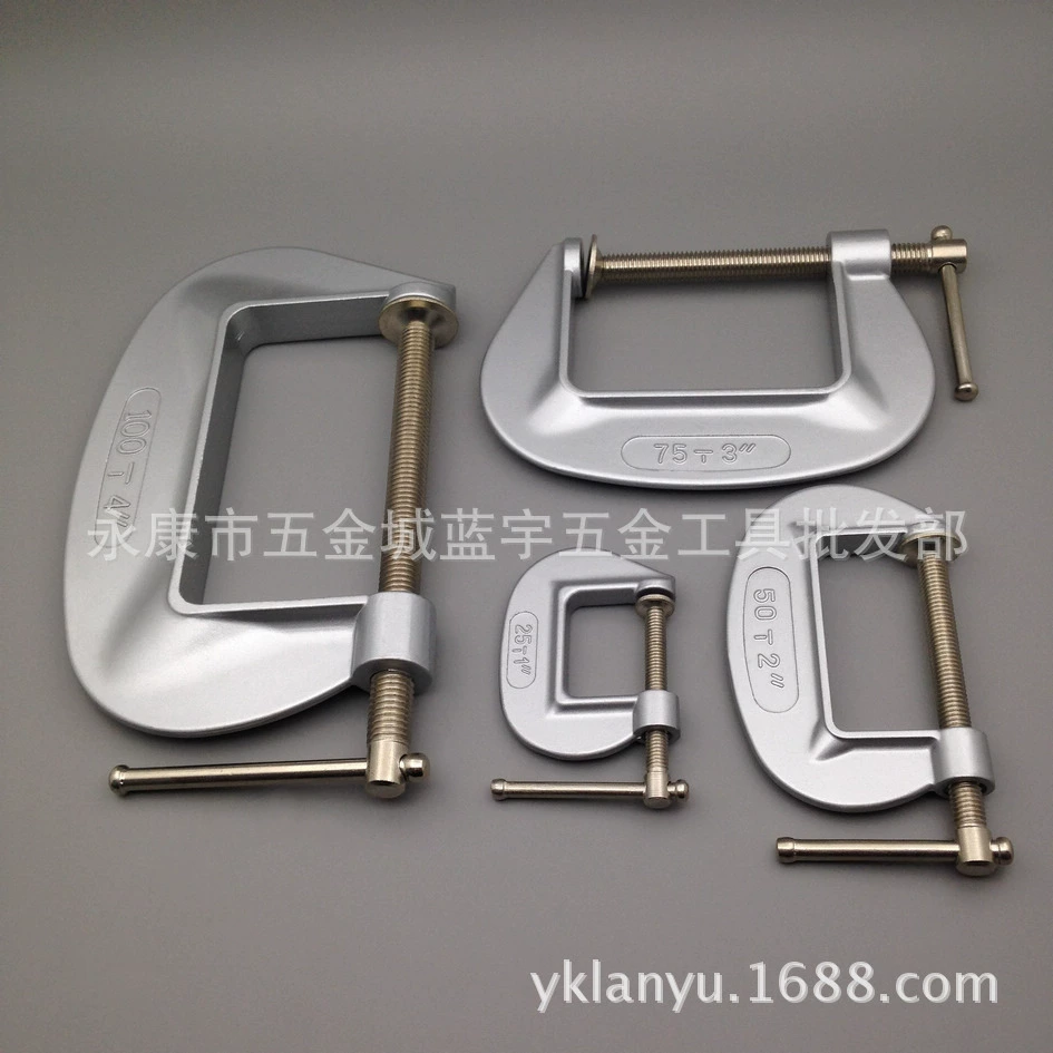 Портативный Столярный зажим из алюминиевого сплава G-зажим C-зажим Деревообрабатывающее приспособление Зажим Деревообрабатывающие инструменты