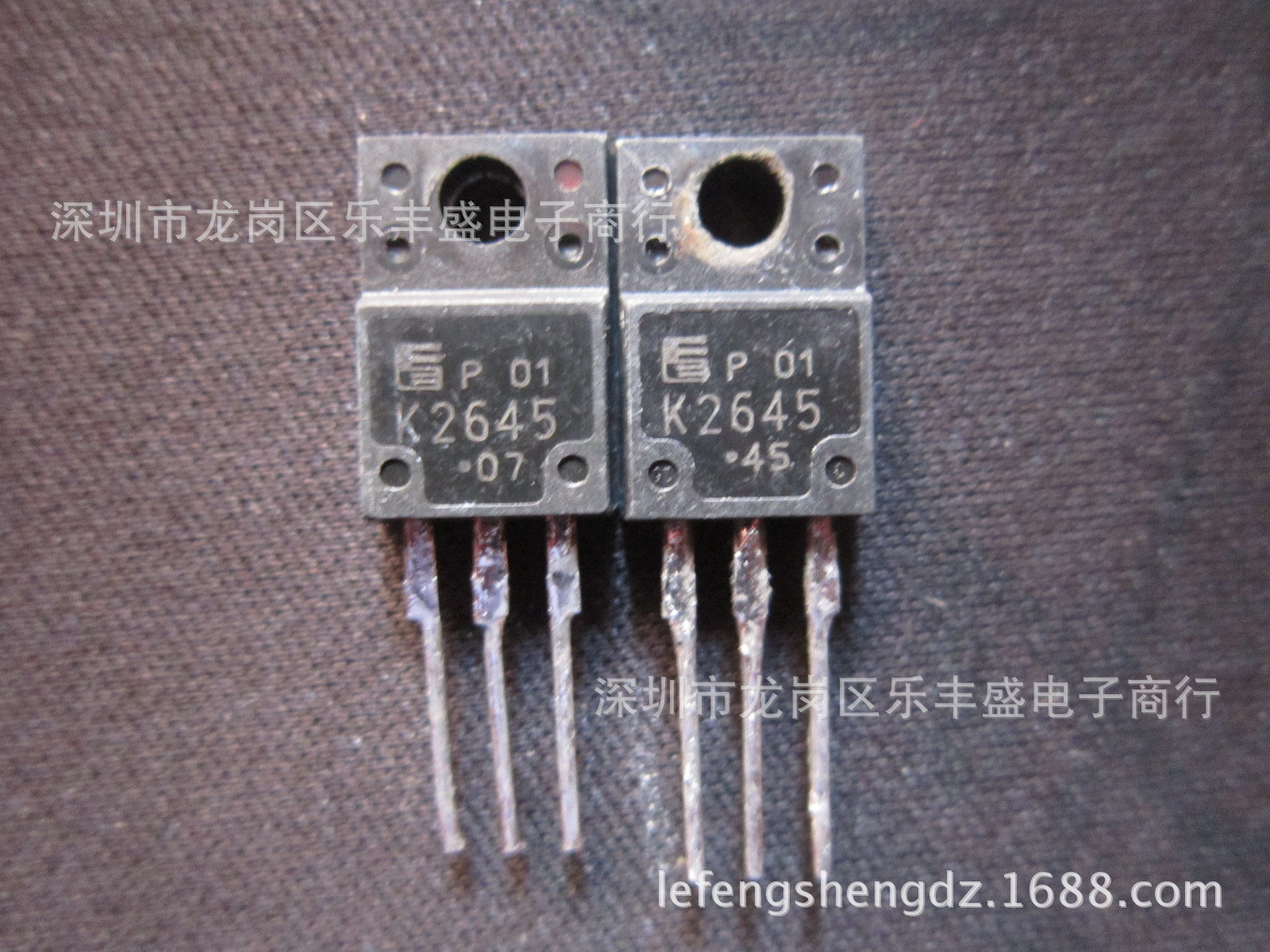K2645 2SK2645-01MR 拆机件 TO-220F N通道 9A 600V