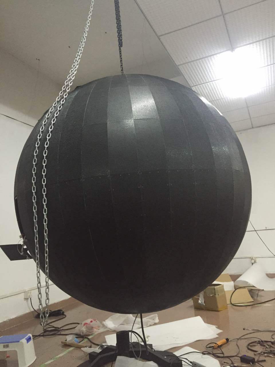 圆柱 立体 六角全彩led显示屏工程厂家吊装led球屏 led透明球直销-阿里巴巴