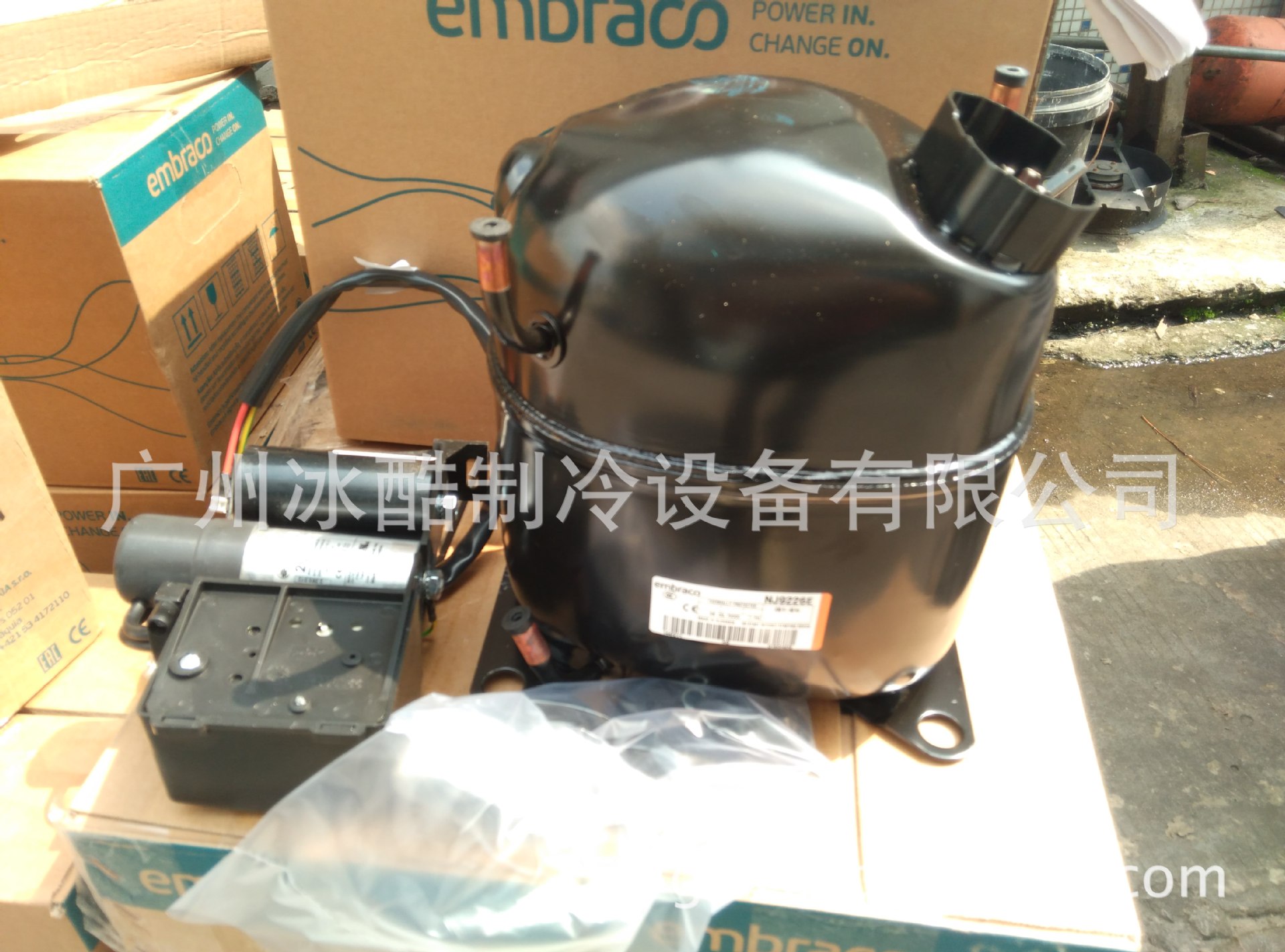 1HP原装全新恩布拉科R22中高背压Embraco阿斯帕拉压缩机NJ9226E