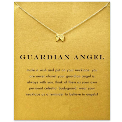 fashion originality Korean Edition Angel wings alloy clavicle Foreign trade Simplicity originality Same item Necklace Pendant