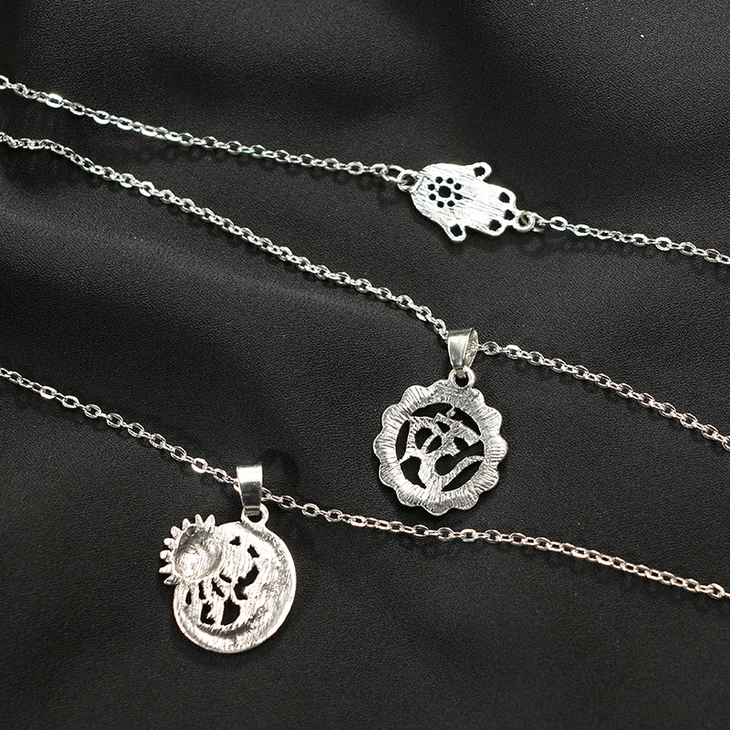 Fashion Alloy platingGeometric (Ancient silver)NHIM1040
