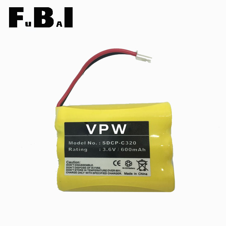 C.F.L.厂家直供 镍镉电池组 3.6V  AA 600MAH 镍镉无绳电话电池