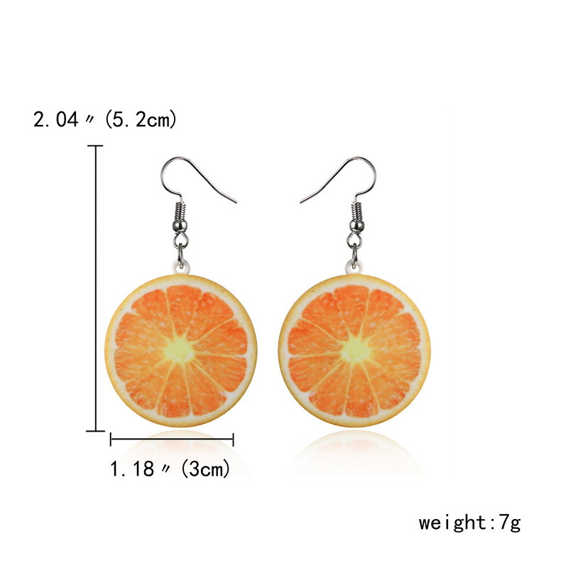 1 Pair Fashion Fruit Arylic Women's Drop Earrings display picture 7