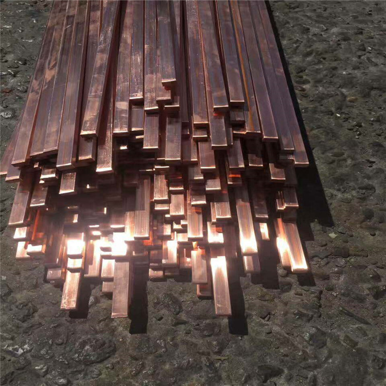 小铜排10*3 25*4 30*4 15*3 15*2mm 小型配电柜用T2紫铜条铜箔