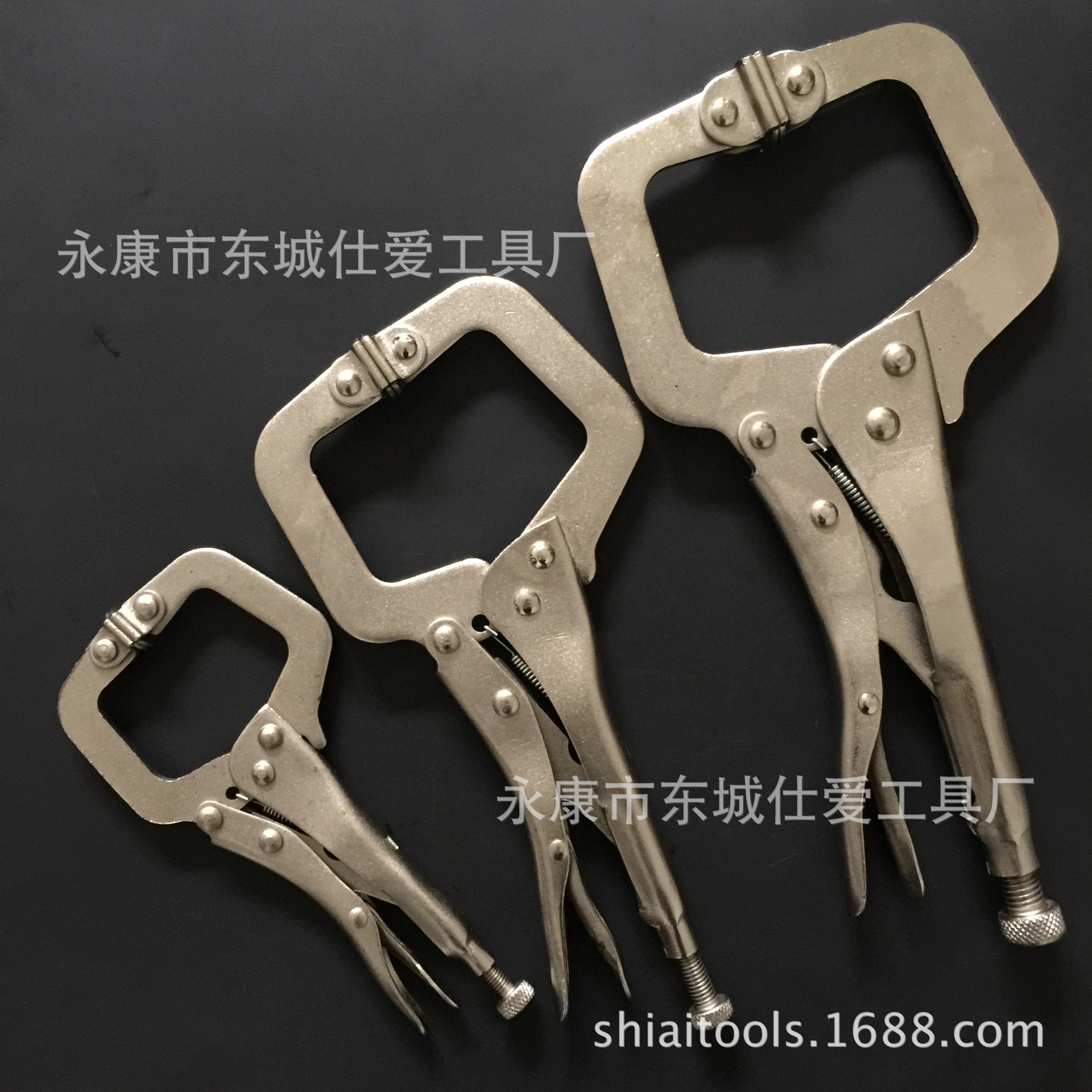 仕爱厂家直供大力钳C型大力钳 11寸C型 D型大力钳方口五金木工钳-阿里巴巴