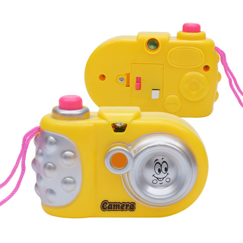 Light projection simulation camera fun cartoon animal projection children's toy camera factory direct sales street stall wholesale