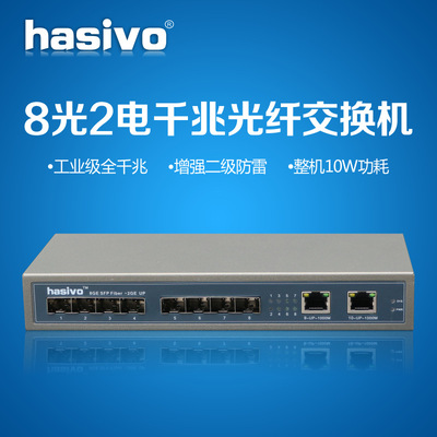 SW8208SFP全千兆8光2電光纖交換機 8光2電光纖收發器8光1電收發器