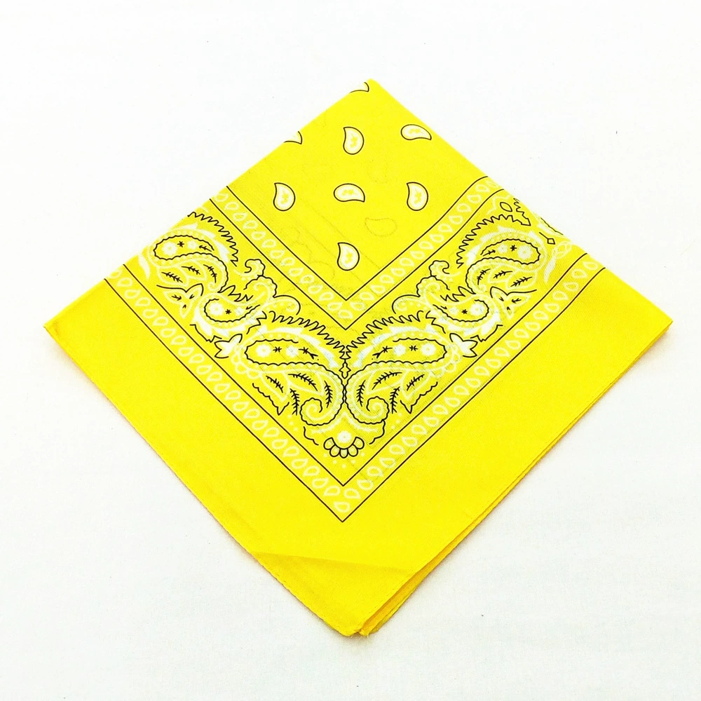 Headscarf, polyester 55 cm, paisley vortex print, one size (multi-color)