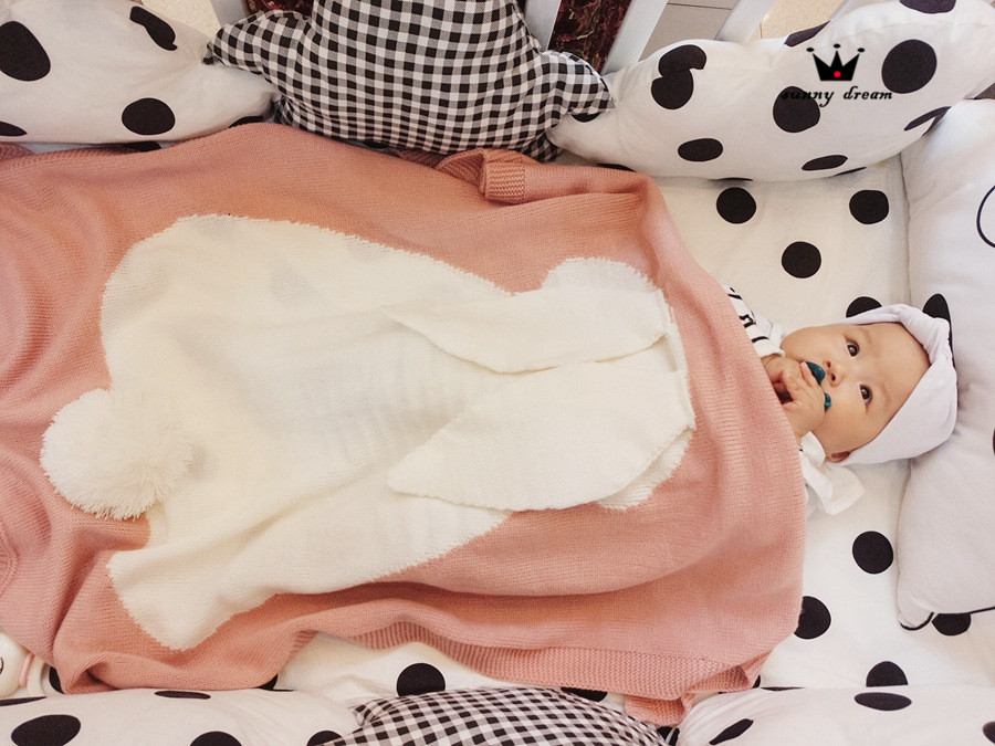 兔子毛线空调毯 (13)