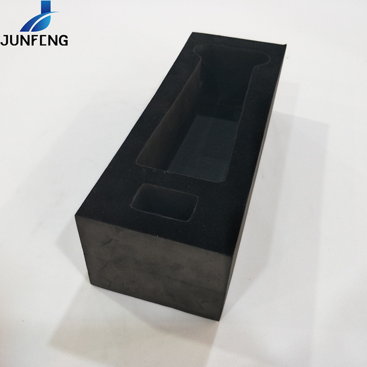 防震包装EPE珍珠棉乐器内衬珍珠棉定位包装异形成型 黑色