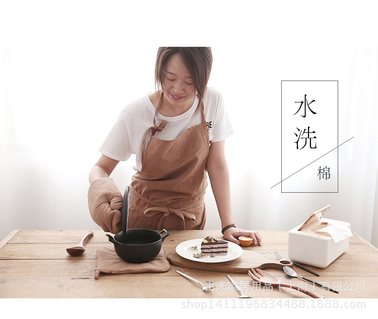 阿里巴巴-纯色围裙_13