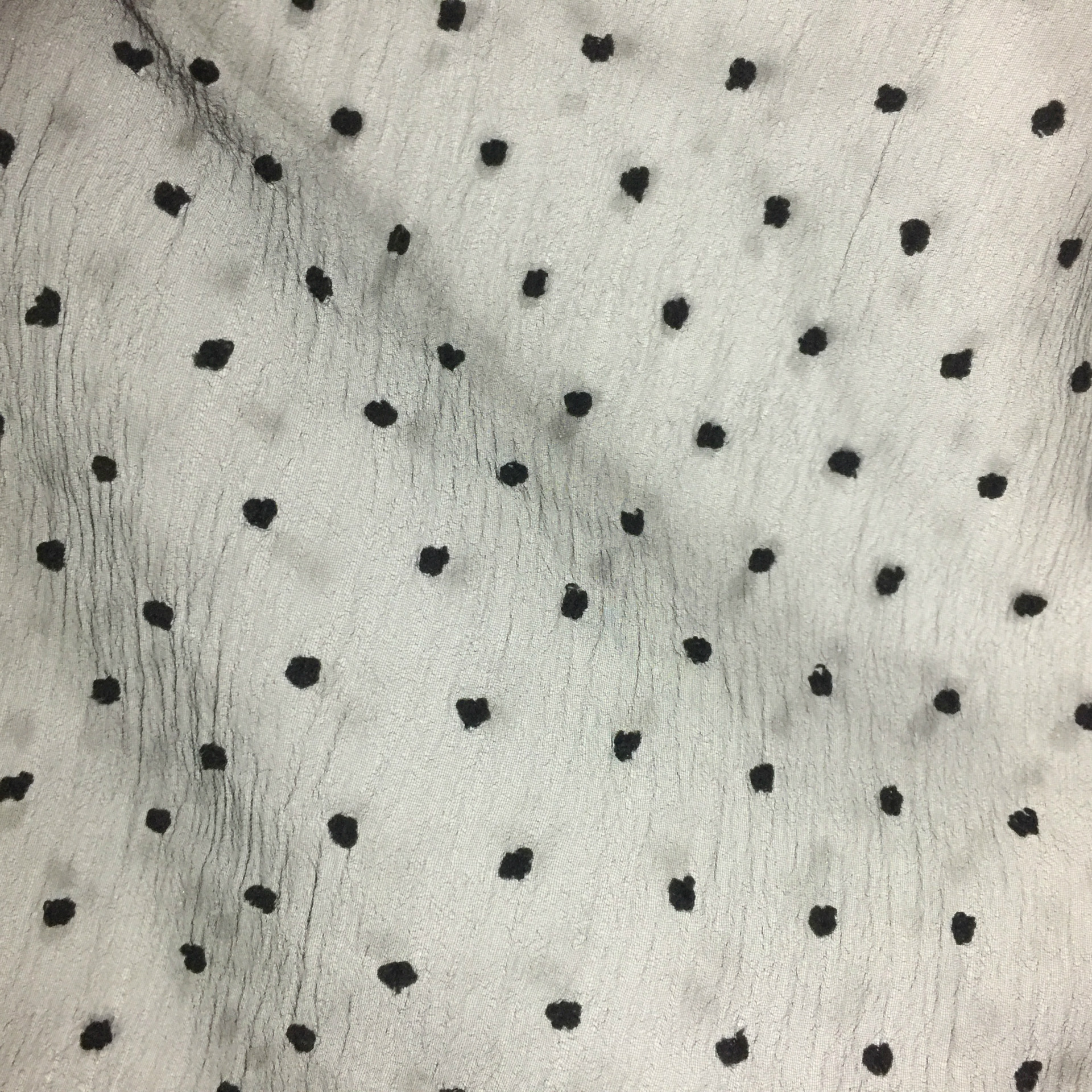 2019  盛荣专业生产欧根纱   爆款点子泡泡纱   木棉纱