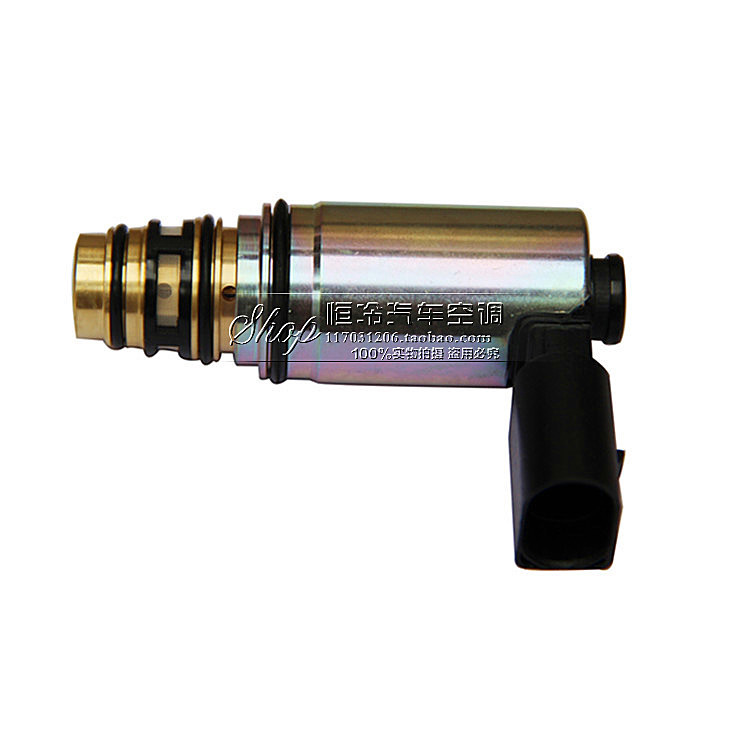 速腾迈腾途观高尔夫6新帕萨特开迪汽车空调压缩机电磁阀电控阀