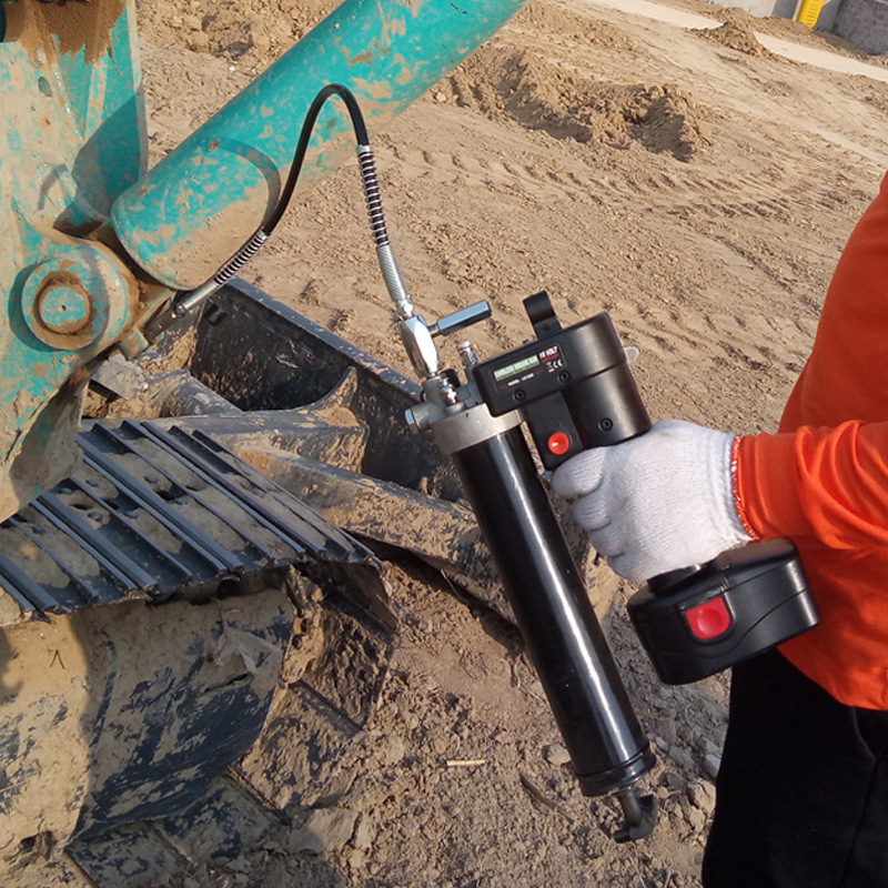 格瑞特批发24V高压数显电动黄油枪LG2400便携自动排气带锂电电池