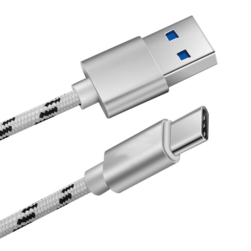 QC3.0手机快充数据线 9芯快速充电线 编织尼龙数据线厂家