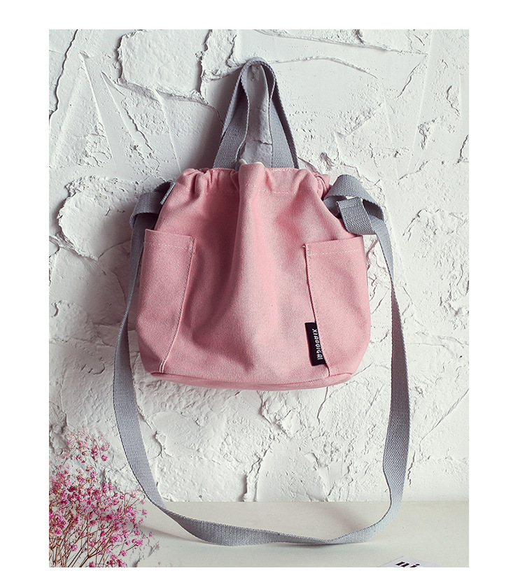 Korean version canvasShoulder bag (creamy-white)NHPB0451-creamy-white