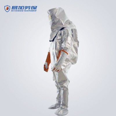 防高温耐高温隔热服表面镀铝隔热连体服阻燃避火隔热服|ru