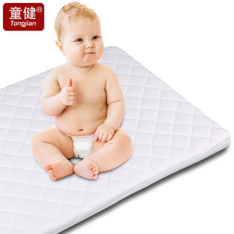 Manufactor wholesale baby mattress BB Crib mattress natural coconut fiber Winter Dual use Washable Pad