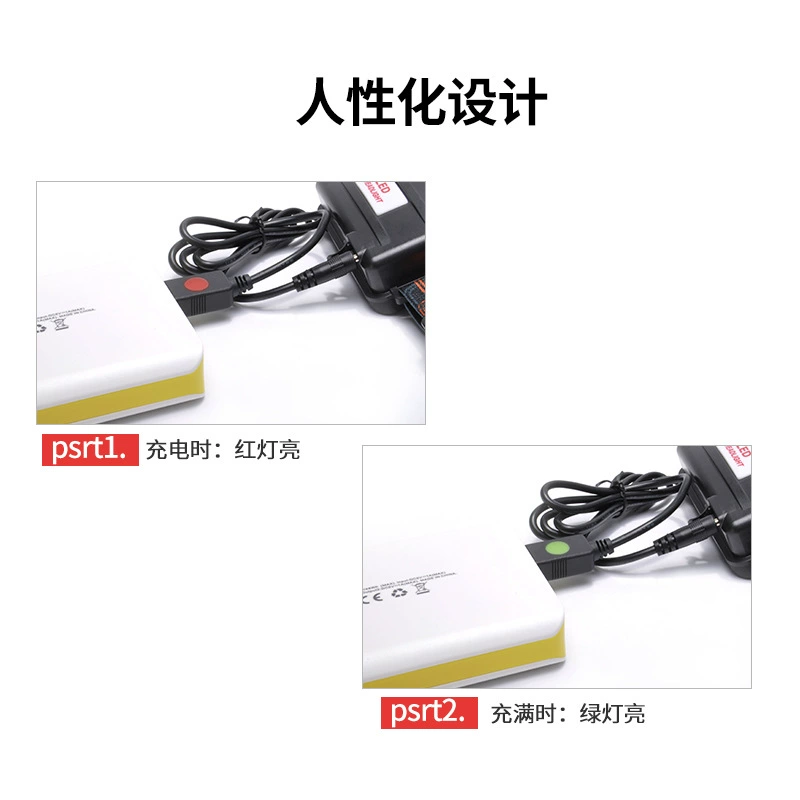 LED flashlight, lantern, charging cable, indicator lamp, miner's lamp