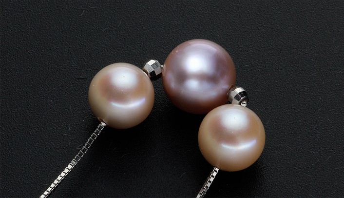 Close-up of Pearl Necklace