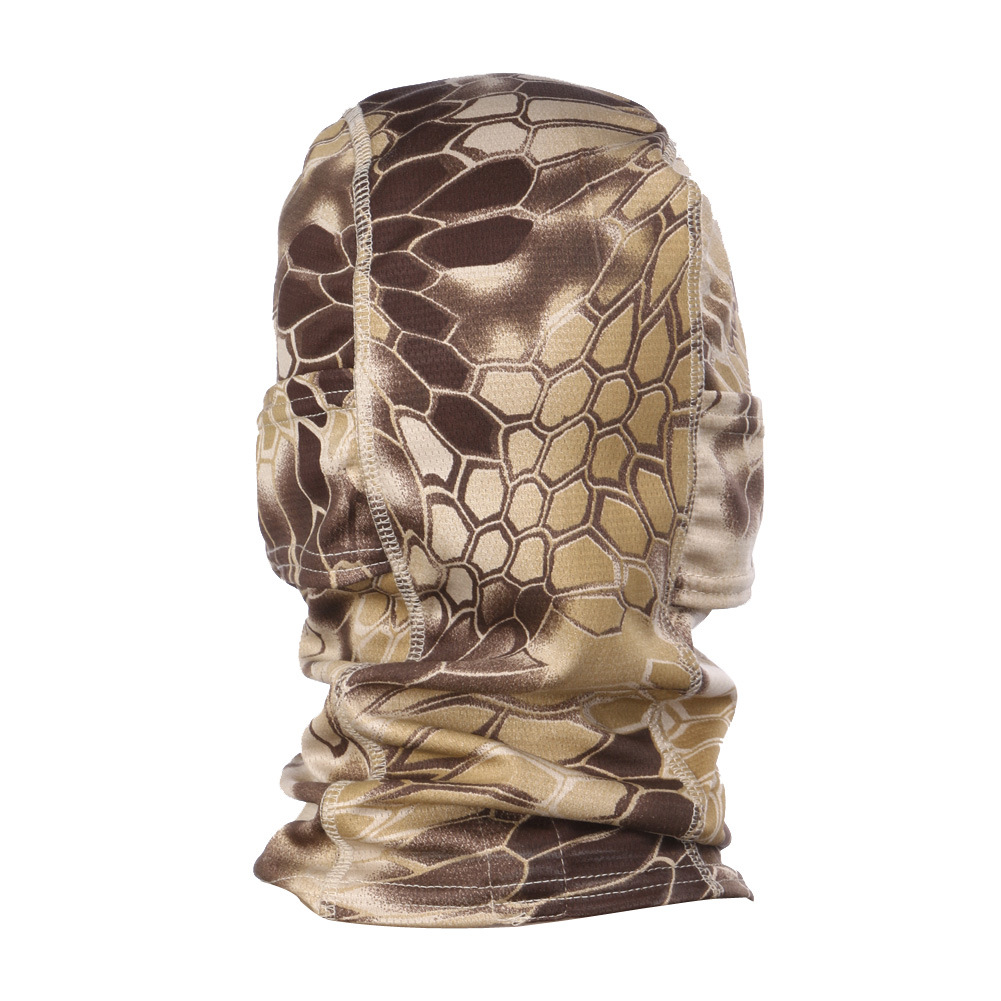 Deportes al aire libre ciclismo sombrero a prueba de viento caliente protección solar máscara transpirable camuflaje esquí al aire libre transfronteriza