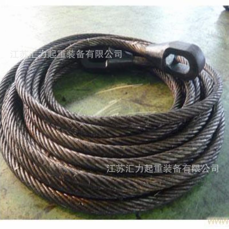 开式成套钢丝绳索具32mm 闭式索具28mm 浇注钢丝绳套